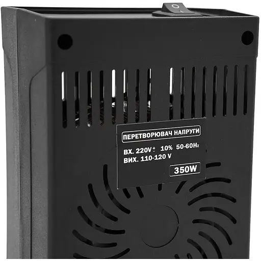 Перетворювач напруги понижуючий Merlion PN-350, Input 220 V/Output 110V, 350W, трансформаторний - фото 3
