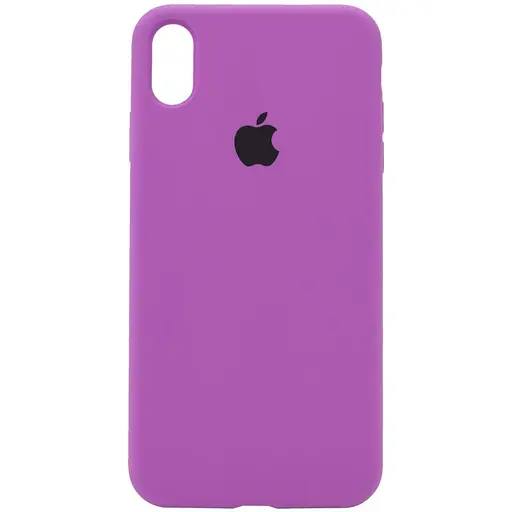 Чехол Silicone Case Full Protective AA для Apple iPhone XS Max 6.5 Фиолетовый/Grape