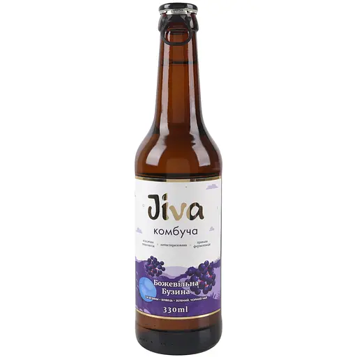 Напій Jiva Комбуча Божевільна бузина з соком бузини 330 мл (922397) - фото 1