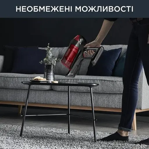 Вертикальний + ручний пилосос (2 в 1) Rowenta X-Force Flex 12.60 Animal Care Red RH98A9WO - фото 9