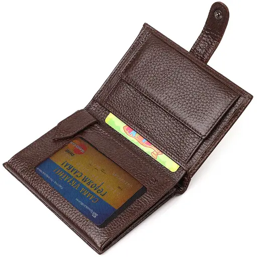 Кожаный мужской кошелек Bond 9.7х12.7х2 см acs0026930 - фото 4