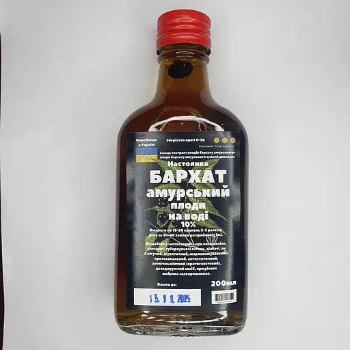 Водная настойка на плодах бархата амурского 200 мл - фото 1