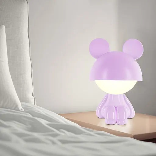 Світильник-нічник Kite LED з акумулятором Cute Mouse фіолетовий (K25-316-2-5) - фото 4