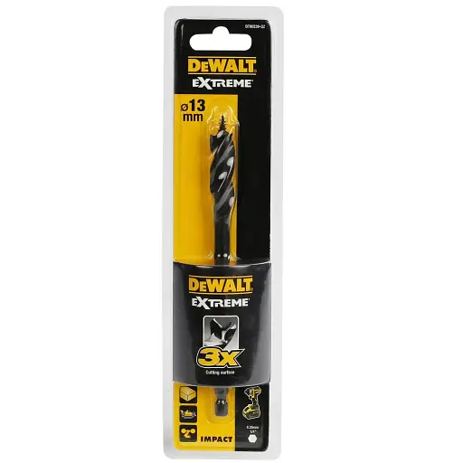 Свердло по деревині DeWalt спіральне діаметр 13 мм (DT90239)