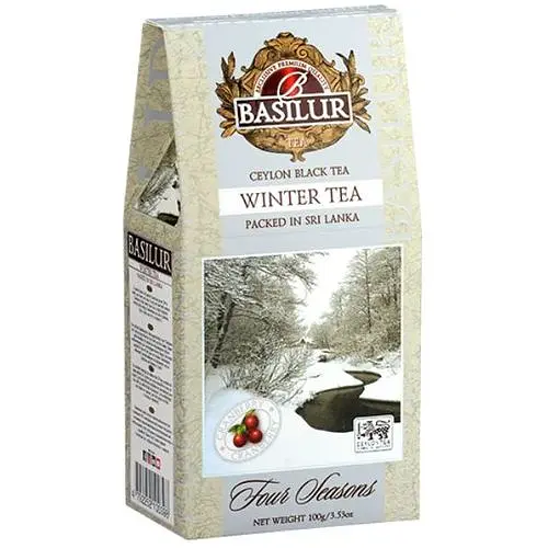 Чай чорний Basilur Чотири сезони Зимовий 100г картон - фото 1