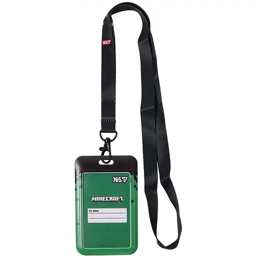 Бейдж на ленте вертикальный Yes Minecraft слайдер (940410)