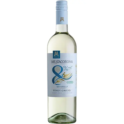 Вино Mezzacorona Pinot Grigio белое полусладкое 8% 0.75 л