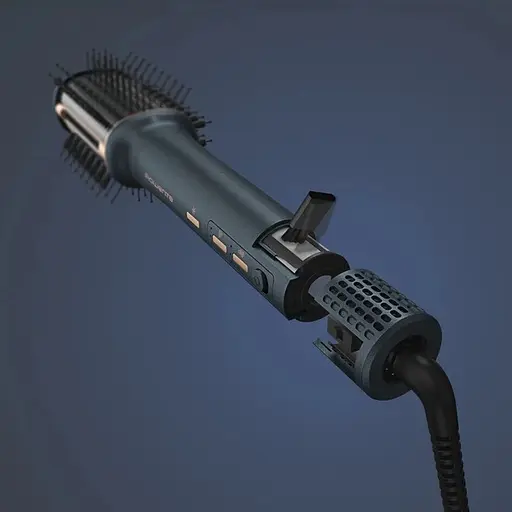 Фен-щітка Rowenta Air Brush 3D 1200 Вт чорно-золотий (UB9720E0) - фото 4