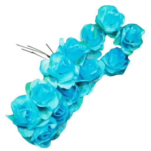 Декоративные розы для творчества Bambi KV-732 пучок 12 штук - фото 1