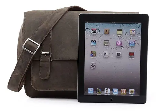 Чоловіча шкіряна сумка Vintage 31х24х9 см sum0012450 - фото 4