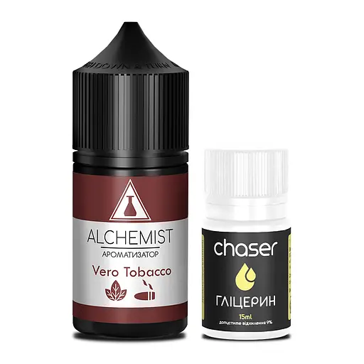 Набор компонентов для самозамеса солевой заправки ALCHEMIST 30 мл Vero Tobacco Мягкий табак, 0-50 мг (18097) - фото 2