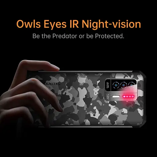 Смартфон Oulitel WP27 68"FHD+ /12GB+256GB/ G99 /8500mAh /64+16Мп/ IP69K /NFC CAMO - фото 7