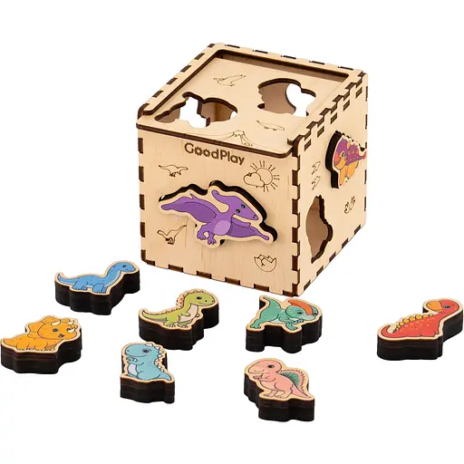 Кубик-сортер GoodPlay ДиноСвіт (CUB-4-010) - фото 3