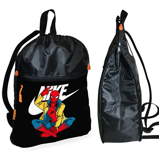 Рюкзак-мешок для школы Человек-паук "Spider-Man"детская сумка для обуви и спортивной одежды (01518)