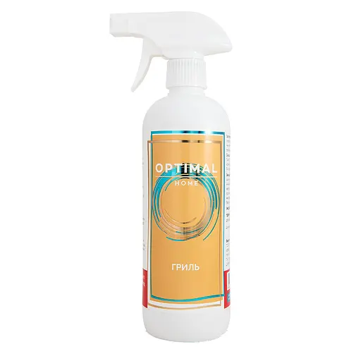  Чистящее средство для гриля, вытяжки, запеченного жира с пенным распылителем Optimal Home 0.5 л (70783) - фото 1