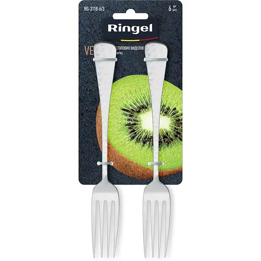 Набор столовых вилок Ringel Vega 6 шт нержавеющая сталь 20.3 см (RG-3118-6/3)