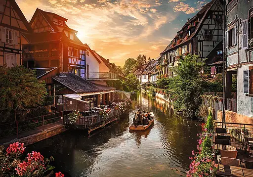 Пазл Photo Odyssey: Мала Венеція в Кольмарі, Франція - 1000 елементів Trefl 10816 - фото 2