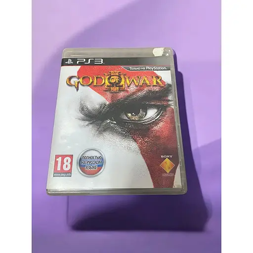 Локализованный диск на PlayStation 3 лицензия God of War III
