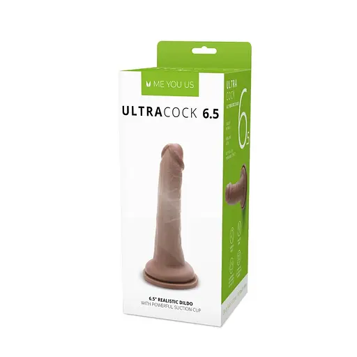 Фалоімітатор Me You Us Silicone Ultra Cock 6.5 in 16.5 см (коричневий) - фото 8