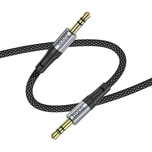Аудiокабель Hoco UPA26 AUX Fresh audio cable 1 м чорний - фото 3