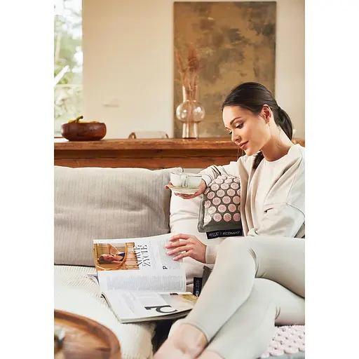 Коврик акупунктурный с подушкой 4FIZJO Eco Mat XL Аппликатор Кузнецова 4FJ0515 Grey/Pink (P-5907739313607) - фото 4