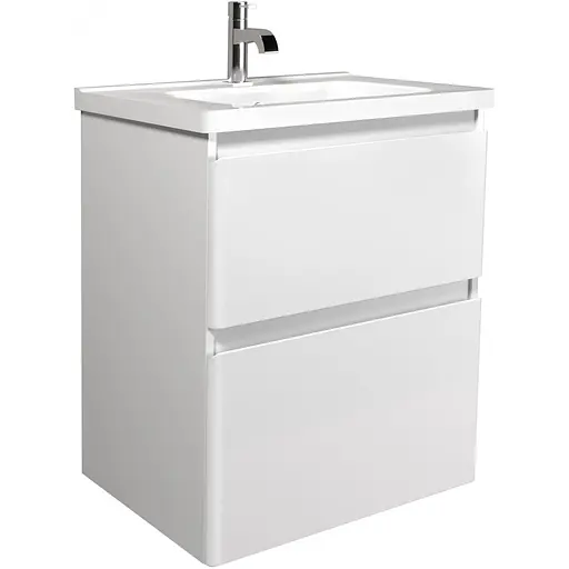 Тумба Мойдодир Палермо 60-U в ванну з умивальником Creavit ID-60 Білий - фото 1