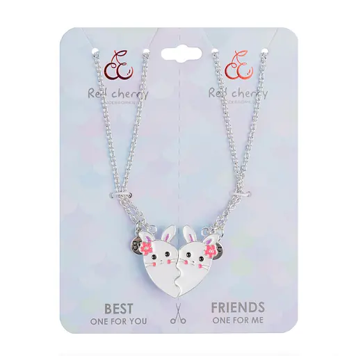 Набор ожерелья Ты мое сердце 2шт