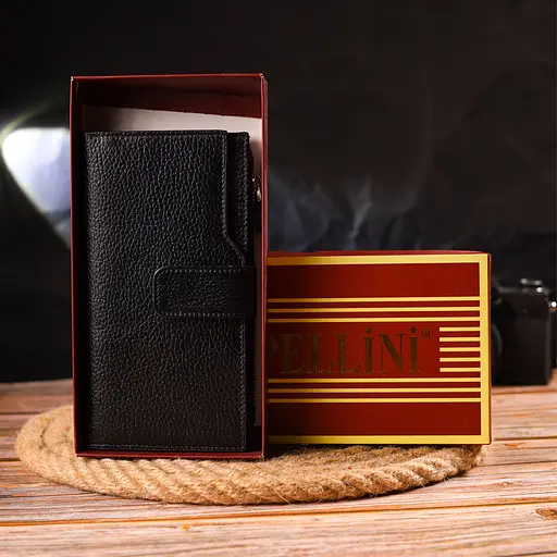 Кожаный женский кошелек Canpellini 10х18.7х2 см acs0025149 - фото 9