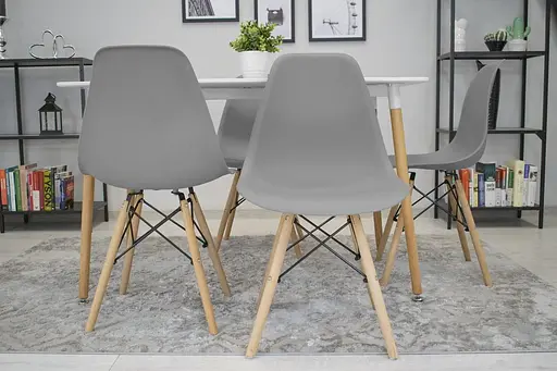 Кресло Jumi Plastic Chair Grey - фото 6