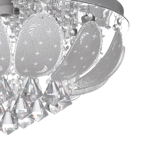 Люстра Brille потолочная торт с пультом LED E14 60W RGB WH (BCL-649S/5) - фото 2