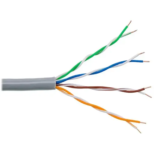 Кабель витая пара Atcom (60707) Premium FTP, 4*2*0.51мм, CU, CAT6, 1Gb/s, медь, 305м