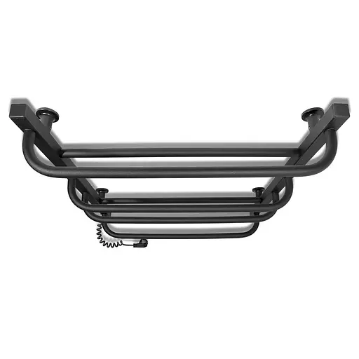 Електрична рушникосушарка Laris Зебра Комфорт ЧФЧ6 500x600 Е ліва R3 73207640, Чорний матовий, Ліве, Електронний - фото 4