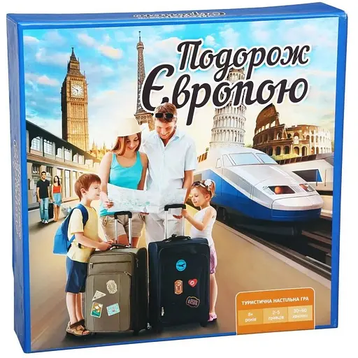 Настольная игра Путешествие по Европе