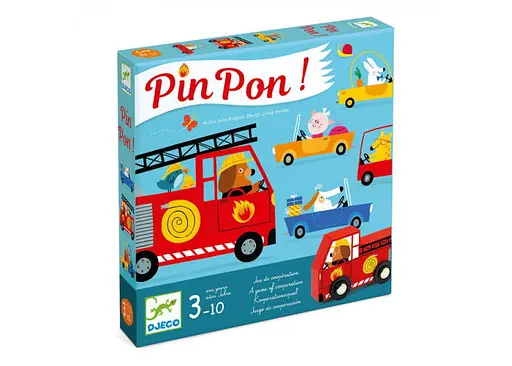 Настольная игра Djeco Пожарные (Pin Pon!) (DJ08571)