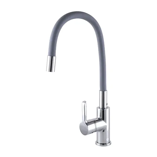 Змішувач для кухні Domino Prestige DPS-203SLR-grey Сірий - фото 2