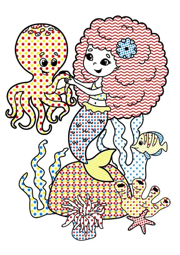 Чарівні водяні розмальовки. Русалоньки - фото 2