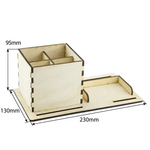 Настільний органайзер для письмового принаддя та візитівок FDPO-008 - фото 2
