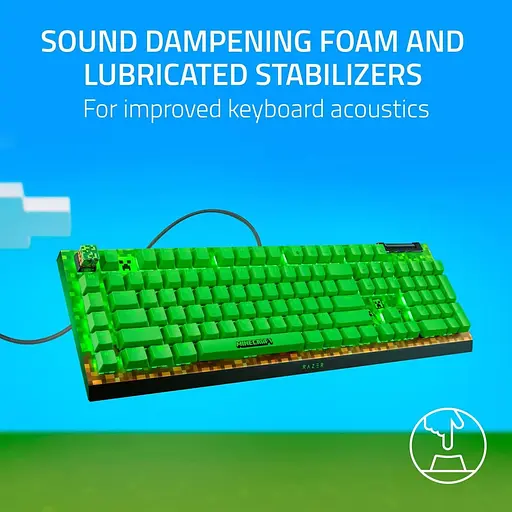 Клавіатура Razer BlackWidow V4 X Minecraft Edition (RZ03-04704100-R3M1) - фото 8