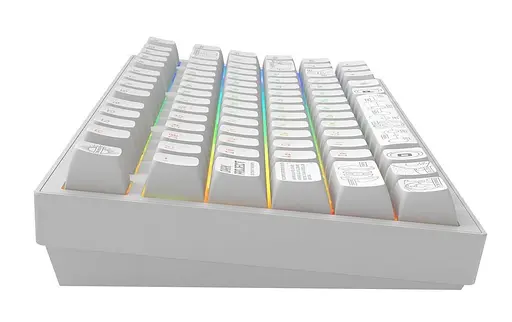 Клавіатура Dark Project ALU81 Terra Nova ENG/UA (DPKB_NOVA_81_ANSI_WHITE_UA) - фото 6