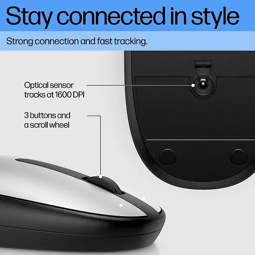 Мишка HP 240 Bluetooth Silver (43N04AA) - фото 3