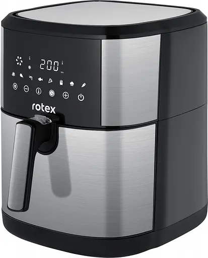 Мультипіч Rotex ROM760-XL Up&DownFry електрична 7.5л 2000Вт Чорний/Сріблястий - фото 6