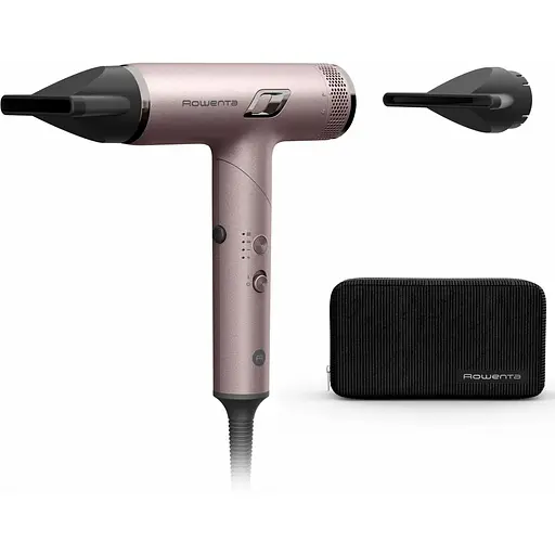 Фен Rowenta T-Shape Maestria Nano Foldable 1700 Вт розовый (HY8530E0) - фото 1