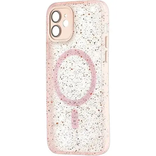 Чохол-накладка DK для Apple iPhone 12 MagSafe Composite Matte Splash (pink) - фото 3