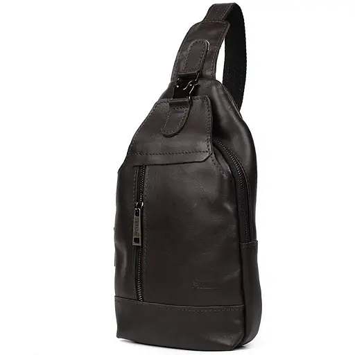 Кожаная сумка-слинг Tarwa 27х18х5 см sum0025569 - фото 1