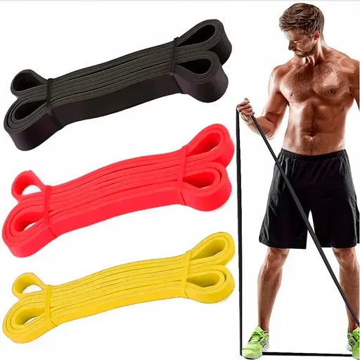 Резиновые петли для тренировок "Pro Loop Bands" NE-SET-451 3шт - фото 4