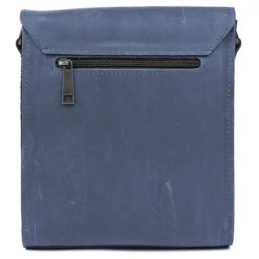 Мужская кожаная сумка через плечо TARWA 26х22х6 см sum0028374 - фото 5