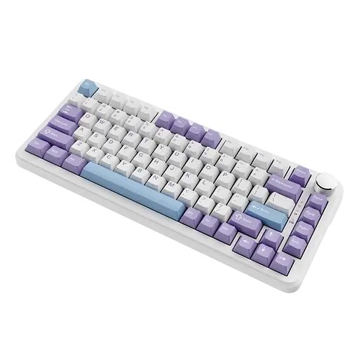 Клавиатура Ajazz AK820 Max RGB White Purple - фото 2
