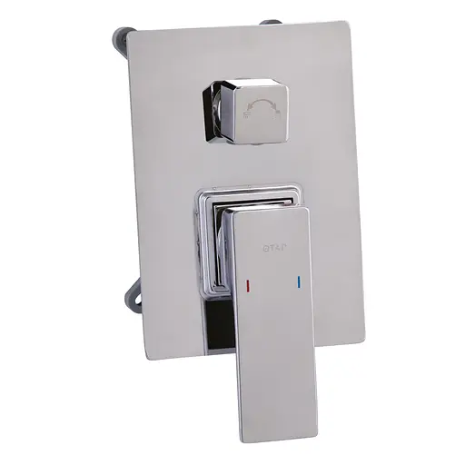 Душова система для душу Qtap Gemini прихованого монтажу на два споживача QTGEM113CRM45696 CRM, Хром - фото 3