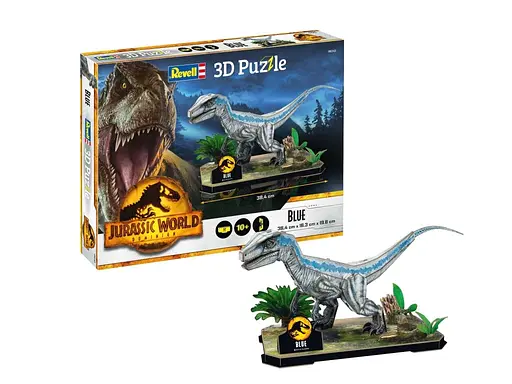 3D пазли Велоцераптор “Blue” - Парк Юрського Періоду Jurassic World Dominion Revell 00243