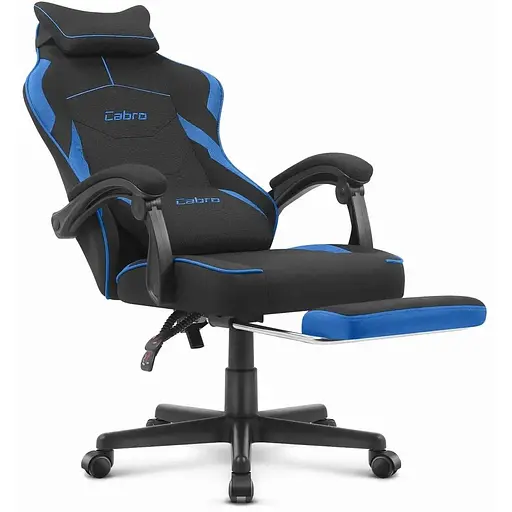 Крісло Cabro C502 Black-Blue (тканина) - фото 3